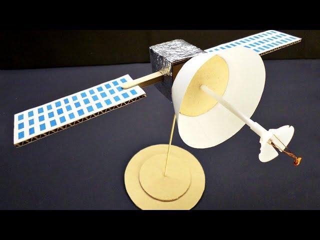 How to Make a Satellite Model - DIY Cardboard Craft