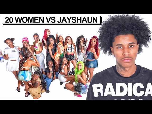 20 WOMEN VS 1 YOUTUBER: JAYSHAUN