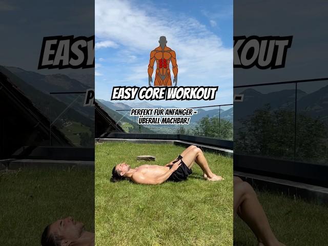 Dein Core starter! 3 einfache übungen die wirken! #fitnessmotivation #outdoorworkout #absworkout