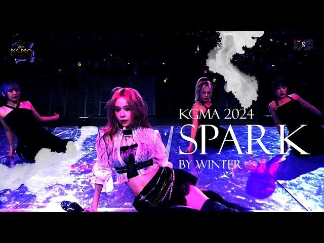 [4K60] SPARK - Aespa 에스파 WINTER Solo Performance 4K [KGMA 2024 DAYII]