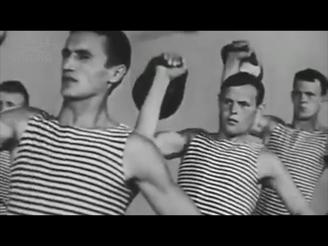 Russian Soldiers Training with Kettlebells (1973) | SIMPLEXSTRONG