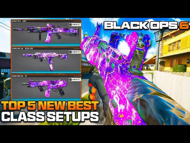 TOP 5 BEST CLASS SETUPS after UPDATE in Black Ops 6!  (BO6 Best Class Setups)