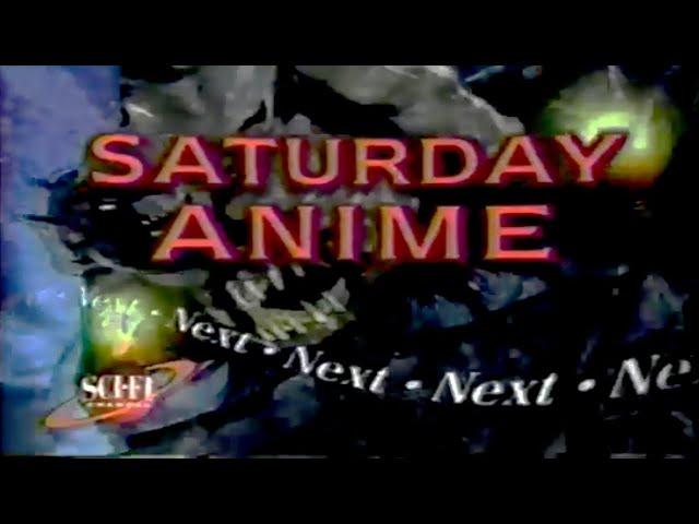 Syfy Network (Sci-Fi) "Saturday Anime" 1997 Promo