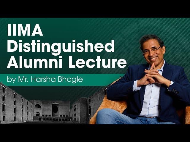 Harsha Bhogle’s Distinguished Alumni Lecture at IIM-Ahmedabad