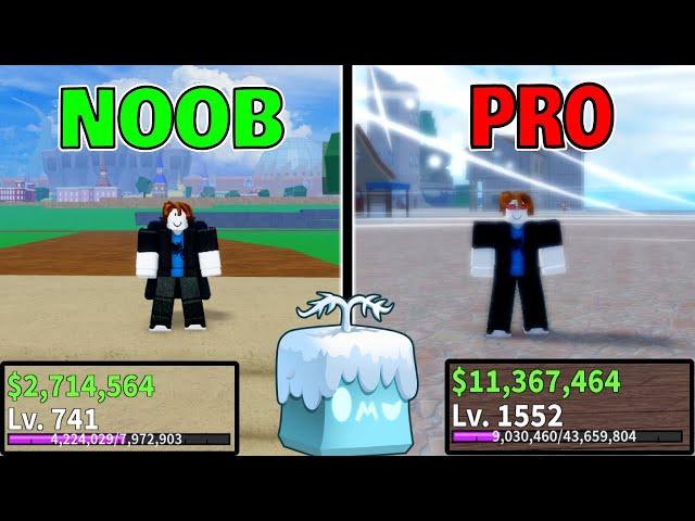 How to LEVEL UP FAST in the Second Sea using BLIZZARD FRUIT in BLOX FRUITS | LVL 741 to 1552