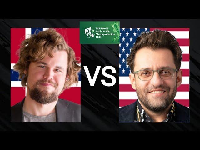 Magnus Carlsen vs Levon Aronian | FIDE World Blitz Chess Championship 2024 - Round 7