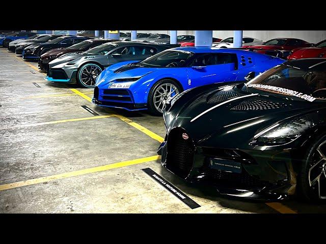 $150M Hypercar Garage Hidden in Croatia! $16.7M La Voiture Noire, $10M Centodieci, 2 Zonda Cinque...