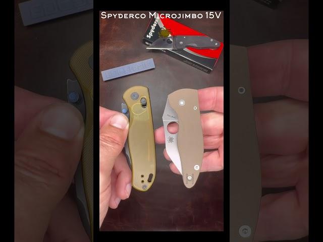 Spyderco Microjimbo 15V BBB Sprint Run #edc #edcknife #tools #edcgear #blade #shorts
