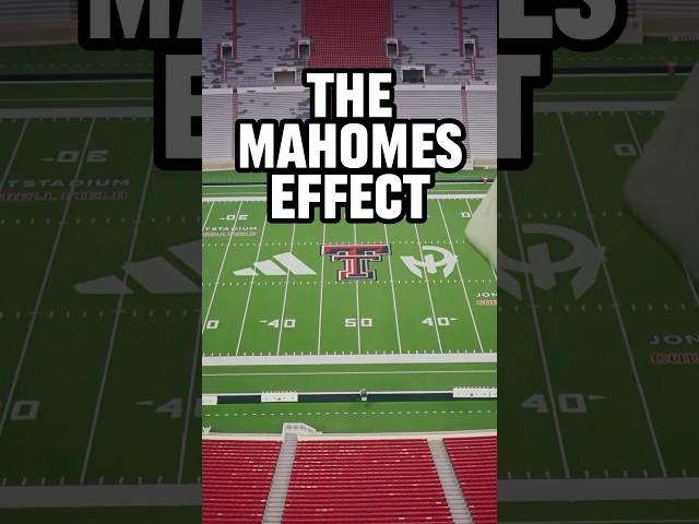 Mahomes LOGO displayed on Texas Tech football field ALL SEASON! #Chiefs #patrickmahomes #nfl