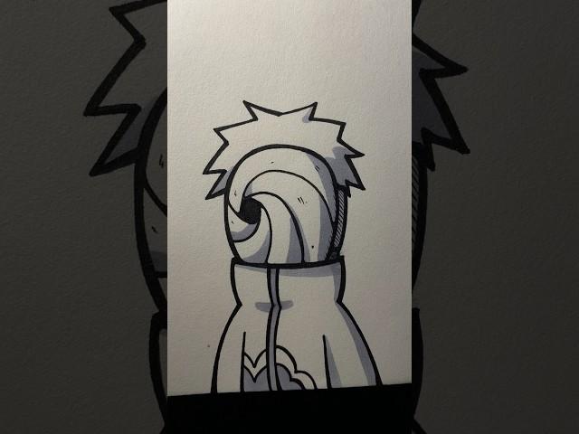 How to Draw Obito Uchiha #shorts #sketch