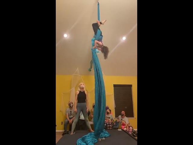 Little Mama's Crazy Drop! (The McFive Circus - Aerial Silks)