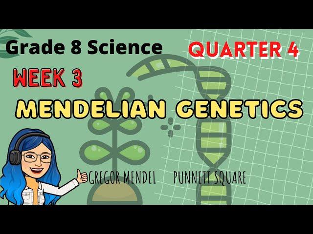 MENDELIAN GENETICS | Grade 8 Science Quarter 4 Week 3