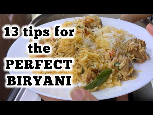 Tips that will change your Biryani game!  results guaranteed ️