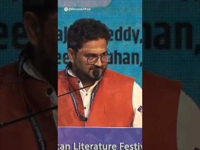 sawalon ko sambhala ja rha hai shayari by kunwar Ranjeet chauhan at Deccan Literature Festival