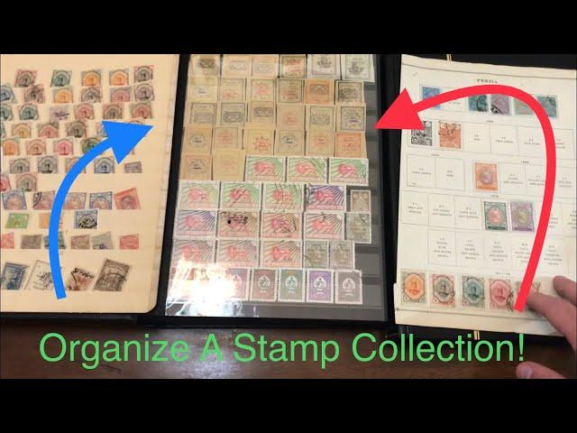 How to Organize Your Stamp Collection!