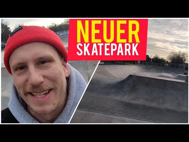  Skate Vlog aus England  Ein komplett neuer Skatepark in Newark-on-Trent  Spontan Spot Check