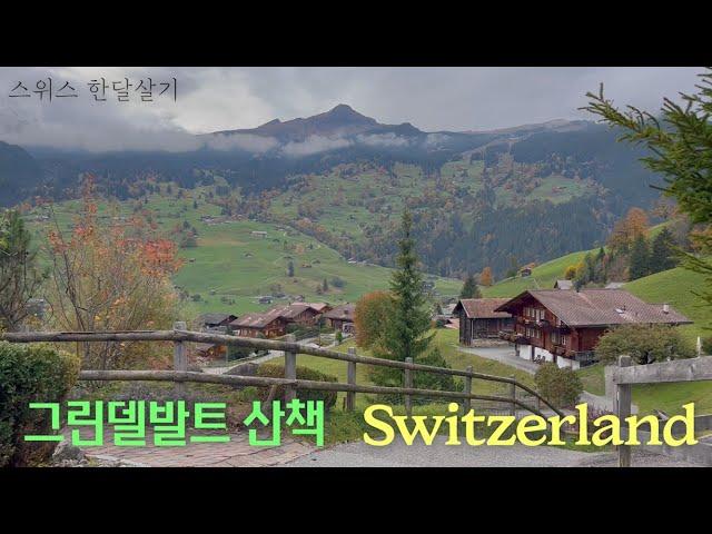 스위스 한달살기 EP.11 그린델발트 산책