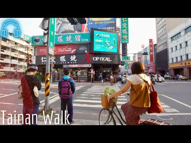 Walking down "Book Store Street" in Tainan, Taiwan / 逛北門路原光南唱片到原大眾唱片 4K60 ASMR 