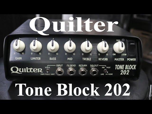 Quilter Tone Block 202 demo by Shawn Tubbs