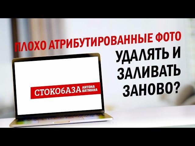 Удалять и заливать заново плохо атрибутированные фото? Стокмастер - заработок на фотостоках.
