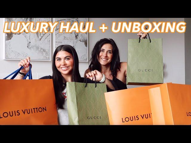 Another shopping spree… MASSIVE LV + Gucci haul & unboxing!! Summer 2022 *luxury designer haul*