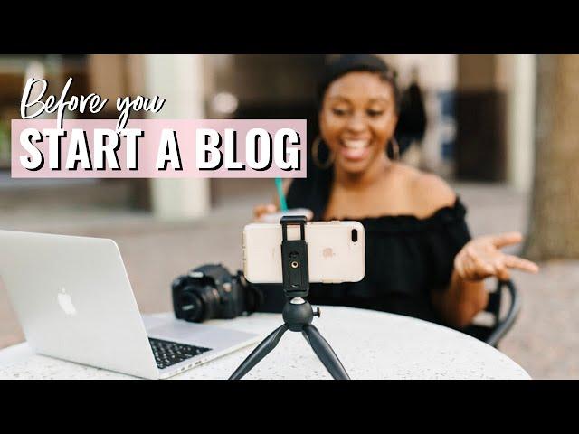 Do This Before you Start Your Blog! | Blogging Basics for Beginners | Nakisha Wynn