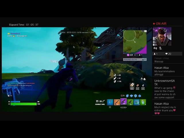 Fortnite i am live streaming please join Hasan alsa