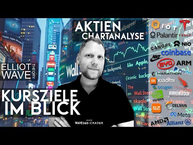 NVIDIA, CGC, PAYPAL, ARM, META, TESLA, AMD uvm. Kursziele l Elliott Wellen Chart Analyse l Wave360