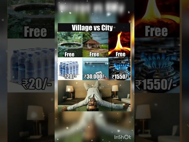 Village VS City#motivation #villagelife #shorts #lifechanging #lifestyle #ytshorts #trending #facts
