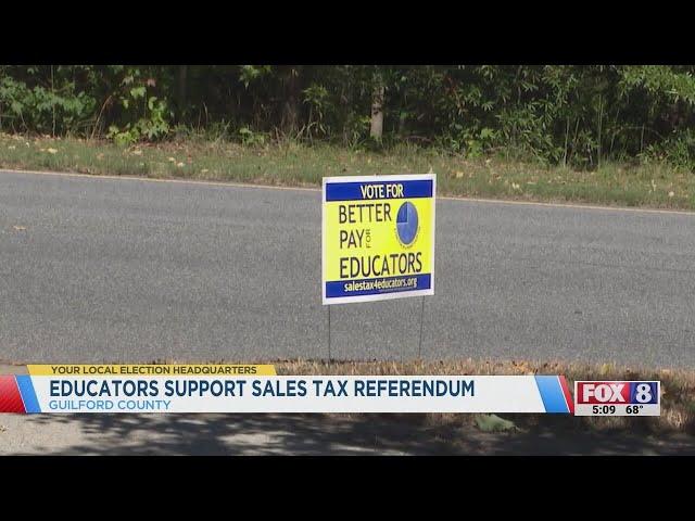 Guilford County educators support sales tax referendum