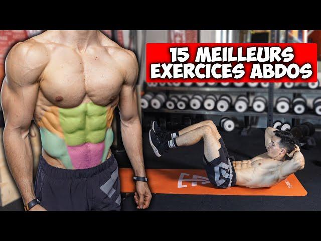 15 MEILLEURS EXERCICES ABDOMINAUX !