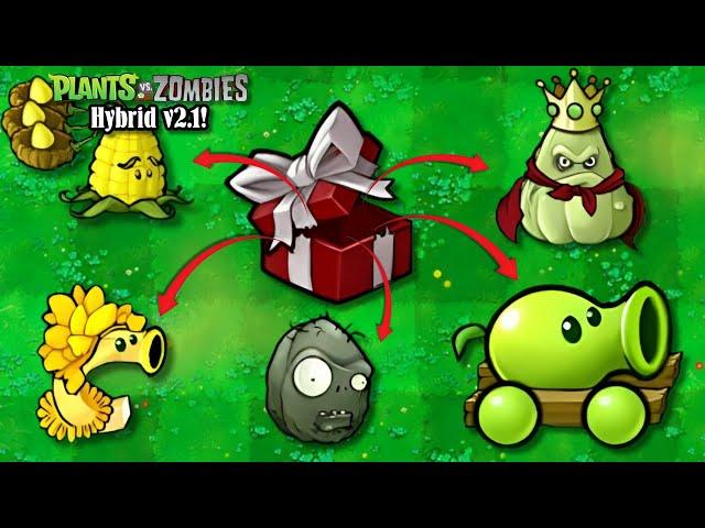 OPENING THE LUCKY BOX SUMMONS A SPECIAL PLANT || SURVIVE - PLANTS VS ZOMBIES HYBRID 2.1