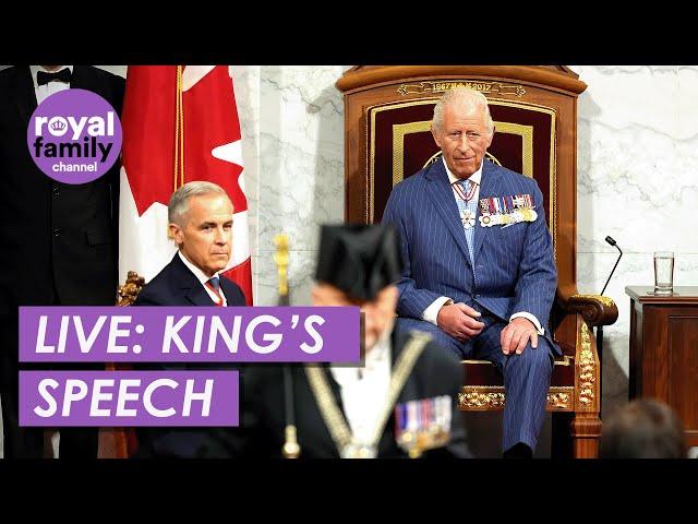 LIVE: King Charles is Giving Historic Address to Parliament in Canada