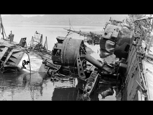 The Wreck of IJN Oyodo - Capsized in Shallow Water