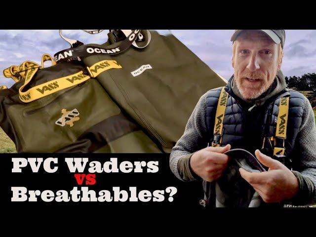 Grayling Fishing and River testing new PVC Waders