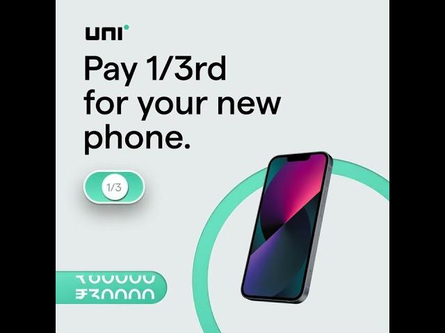 Switch to smarter payments with Uni Pay 1/3rd Card