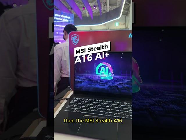 MSI Computex 2024 - MSI Stealth A16 AI+ #msi #computex2024