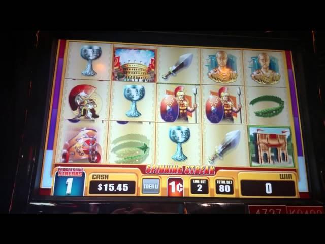 Free Spin Maximus slot machine at Sands casino