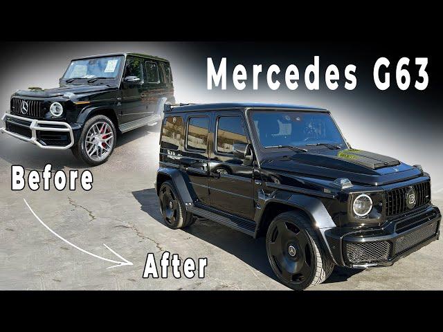 INSTALLING BRABUS BODYKIT ON 2024 MERCEDES G63 AMG INSANE TRANSFORMATION