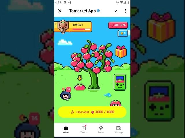 Tomarket Hack | New Free Auto-Play Bot  #cryptogames #tomarket#telegram#notcoin #mini-app