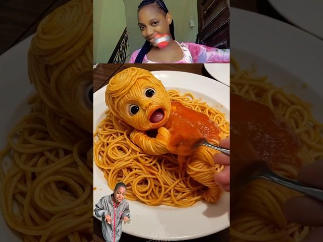 not hungry #spaghetti #cursed #bodyhorror #weird #aiart #aiartist #aiartcommunity #aiartwork #ai