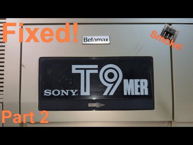 Sony Betamax SL-T9MER - Opulence fixed! Part 2