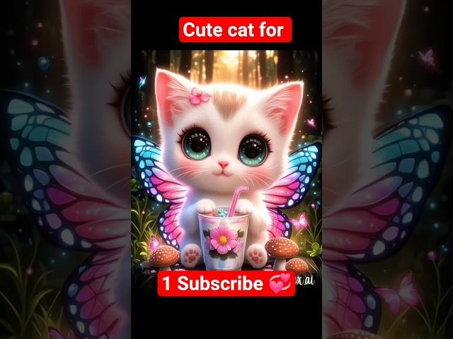 Cute cat for subscribe please 