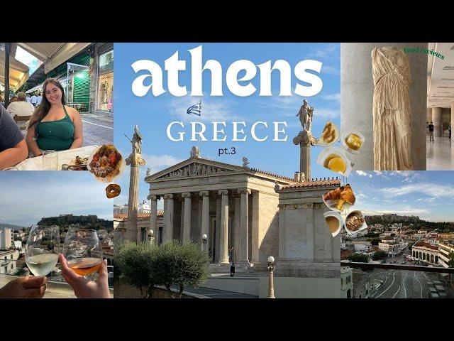 ATHENS Greece travel food vlog | Tasting Traditional Greek Food and Drinks pt.3