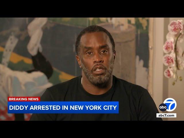 Sean 'Diddy' Combs arrested by federal agents in New York City