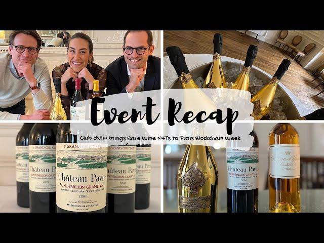 Club dVIN brings Rare Wine NFTs to Paris Blockchain Week