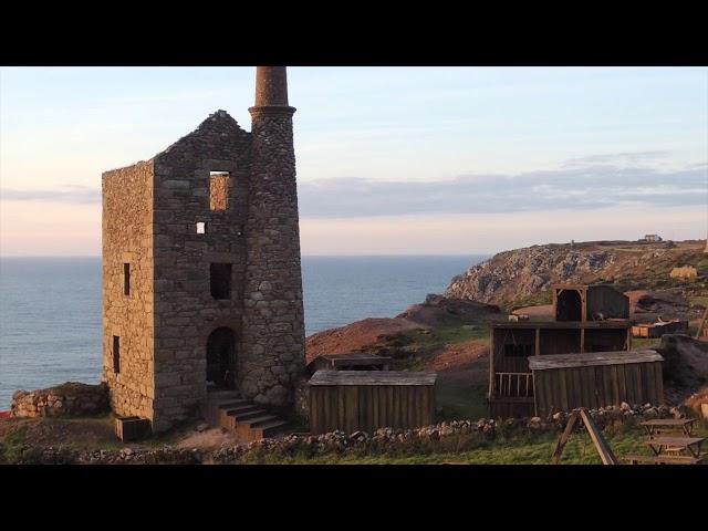 POLDARK FILMING Season 5 - Wheal Leisure dressed for filming Poldark (Botallack)