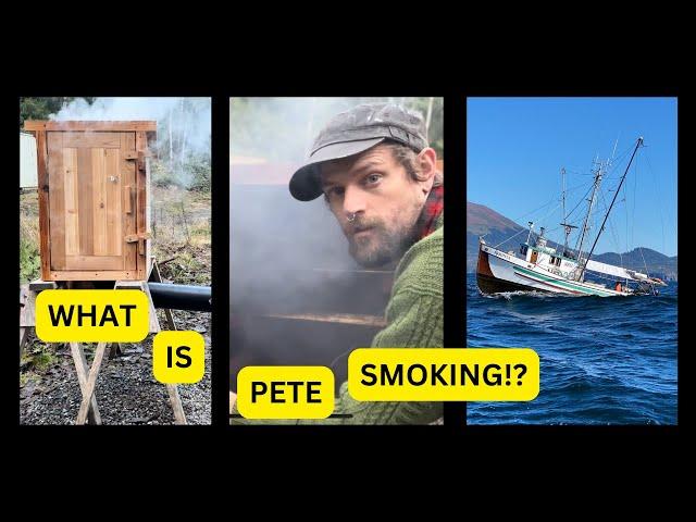 Building A Homemade Smoker and Commercial Fishing For Salmon