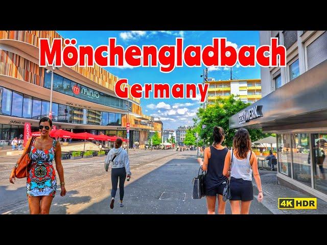 Mönchengladbach, Germany/ Walking tour in Mönchengladbach city in Germany 4K HDR 60fps