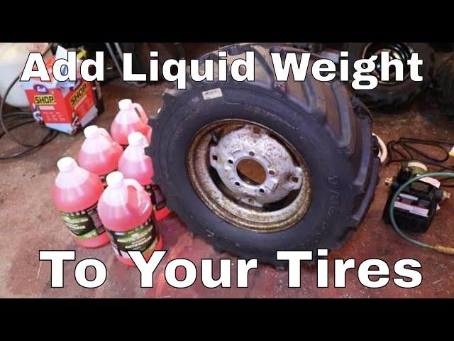 Adding Weight to Your Garden Tractor Tires | How to Add Liquid Ballast Lawn & Garden Tractor Tires